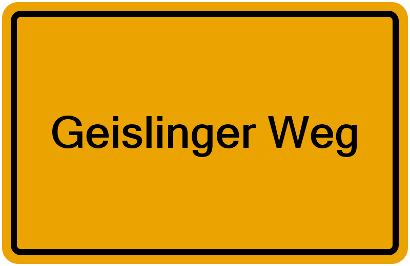 Handelsregisterauszug Geislinger Weg
